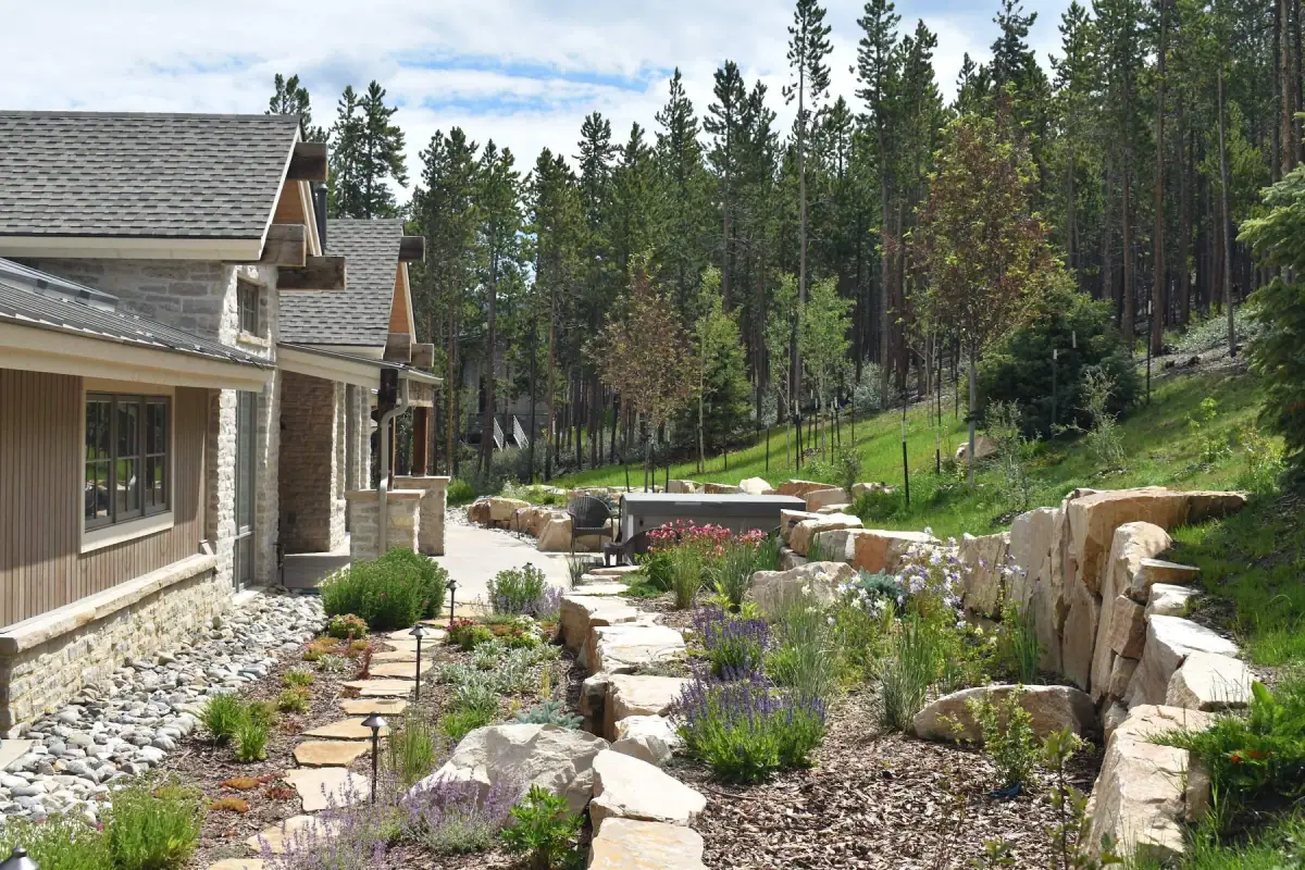 Neils Lunceford plantings and landscape team work