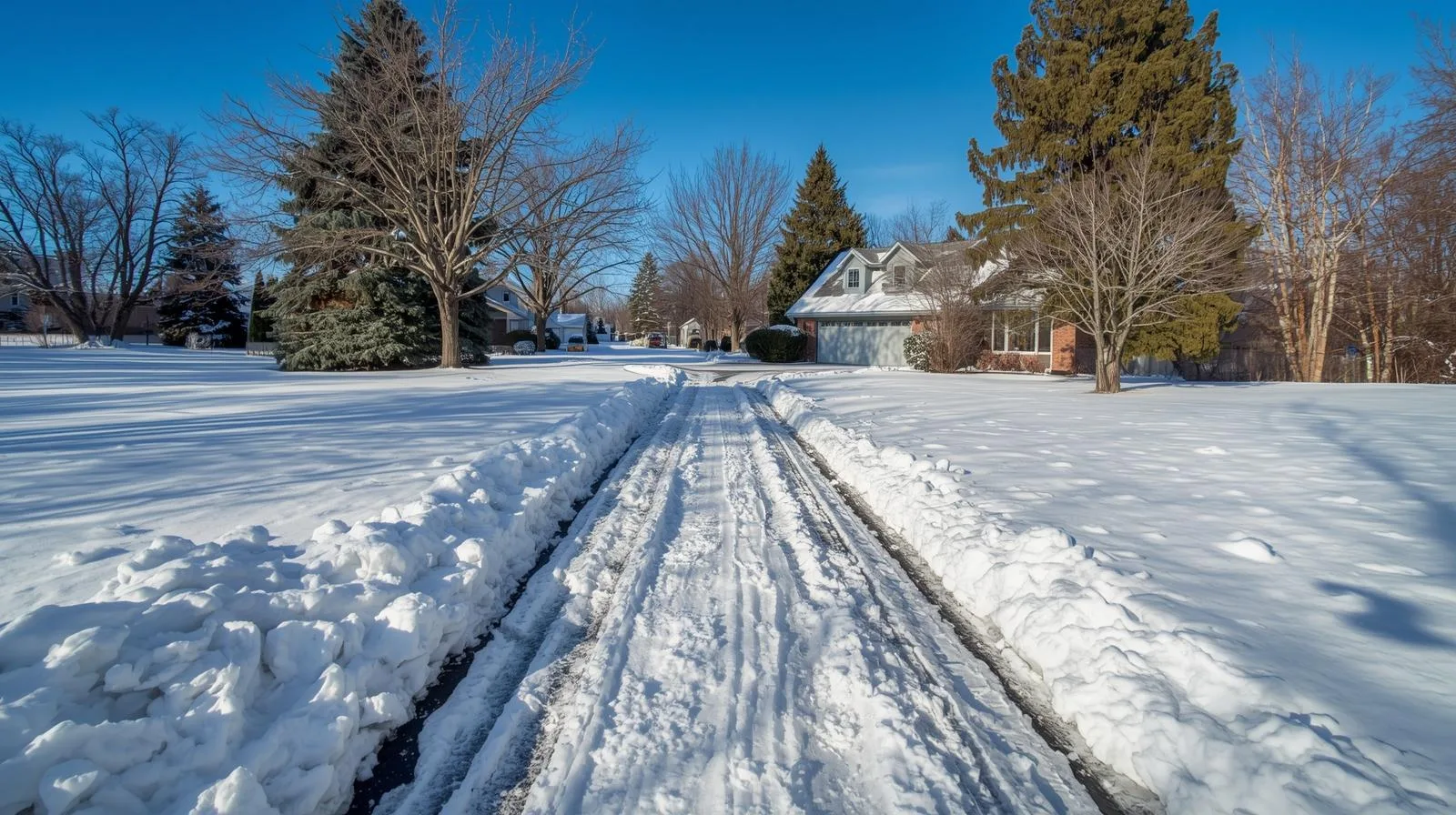 Winter snow service in the Colorado high country