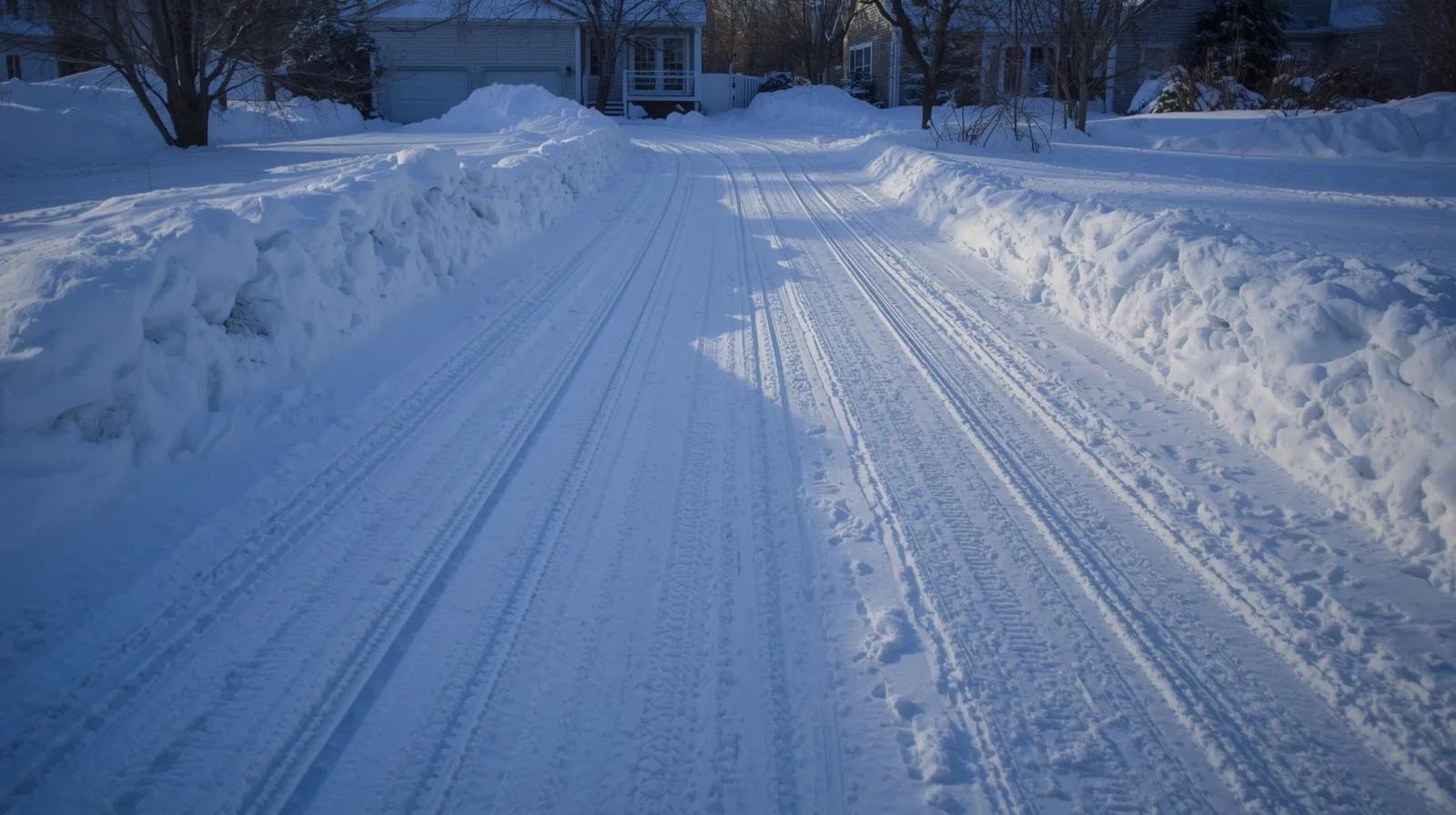 Professional snow removal and driveway plowing